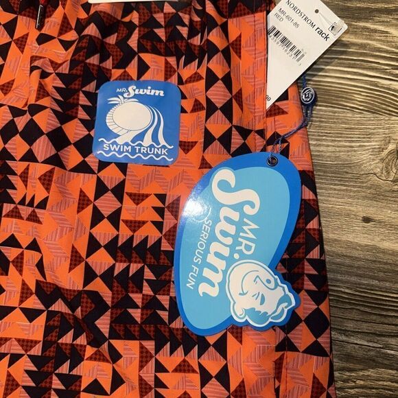 Mr.Swim Quilted Swim Short Men's. Size Small Quilted Red In Color. NWT. 5 - Picture 2 of 9